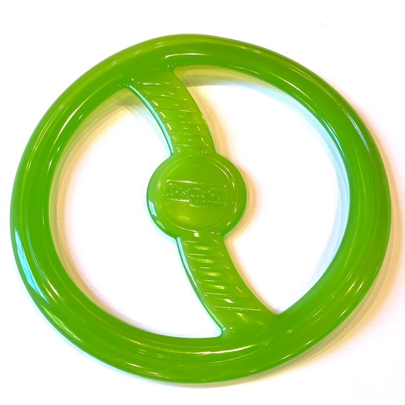 Set of 2 Green Nerf Dog Frisbee & Bionic Dog Flexible Frisbee Flying Disc EUC - Picture 6 of 7